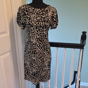 Cute Black and White Patterned Dress